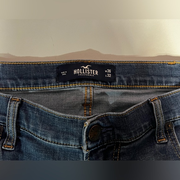 Men’s Hollister slim straight advanced stretch denim jeans - Picture 3 of 7